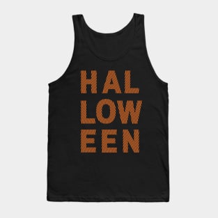 HALLOWEEN Scary Spooky Letters Tank Top